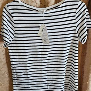 Reitmans XS Cotton/Tencel Tee with Open Twist Back